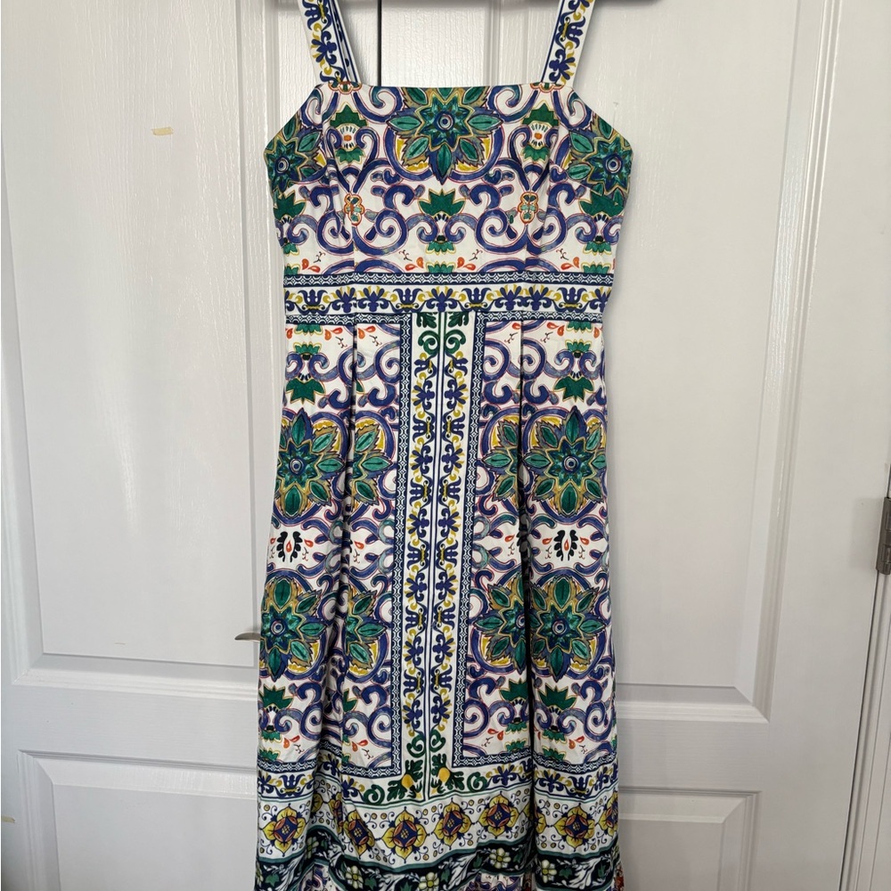 Floral Print Maxi Dress - Multicolor